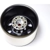 Black Steel 2.2 Beadlock 6-Lug Wagon Wheels 12mm Hex (4) photo