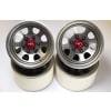 Raw Steel 2.2 Beadlock 6-Lug Wagon Wheels 12mm Hex (4) photo