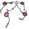 Body Clips with Fastened Rubber Leash and Body Washer (Purple) photo