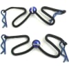 discontinued Body Clips with Fastened Rubber Leash (Blue) photo