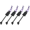 Purple bent Body Clips 22.3mm long 1.2mm wire (4) photo