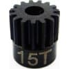 15t 0.5 Mod Hardened Steel Pinion Gear 1/8 Bore photo