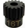 16t 0.5 Mod Hardened Steel Pinion Gear 1/8 Bore photo