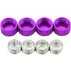 discontinued Purple Aluminum M3 Screw Head Caps and Washers (4) photo