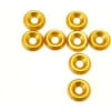 Gold Aluminum 4mm Countersunk Washer (8) photo