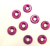 Purple Aluminum 4mm Countersunk Washer (8) photo