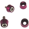 Purple Aluminum 3mm Conical Washers (4) photo