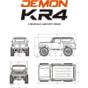 1/10 Kr4b Athletics Edition Demon 4x4 Crawler Kit photo