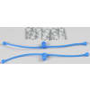 Blue Body Clips 25.4mm long 1.3mm wire (8) photo