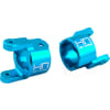 Blue Aluminum Front Axle C-Hubs (2) - 1/18 ECX Temper photo