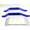 discontinued Blue Aluminum Lower Braces W/Skid Plate photo