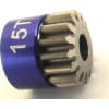 15t 48p Hard Anodized Aluminum Pinion Gear photo