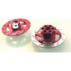 Red Aluminum 32mm Faux Brake Hex Adpters photo