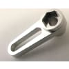 Silver Aluminum Steering Arm Silver photo