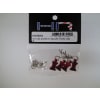 1/10 Red Aluminum EZ Pulls (4) Body Clips (8) photo