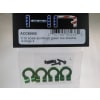 1/10 Scale Aluminum Green Tow Shackle D-Rings (4) photo