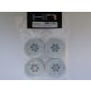 White Steel 1.9 Beadlock 6-Lug Wagon Wheels 12mm Hex (4) photo