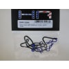 discontinued Body Clips with Fastened Rubber Leash (Blue) photo