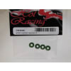 Green Aluminum 3mm Conical Washers (4) photo