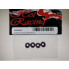 Purple Aluminum 3mm Conical Washers (4) photo