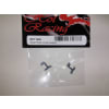 Blue Aluminum Front C-Hubs (Silver)(2) - Losi 1/36 Micro-T photo