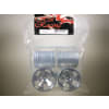 discontinued Silver Aluminum 5 Spoke Wheels (4) - Losi Mini LST photo