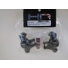 Aluminum Axle Carriers W/ Bearings & Carbon Arms (Black) - Tra photo