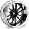 Work Xsa Wheels 26mm Chrome/Black 9mm Offset (2) photo