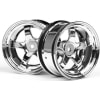 discontinued Work Meister S1 Wheels 26mm Chr 6mm Offset (2) photo