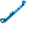 Aluminum Steering Link Long +1 Deg (Light Blue) - Kyosho Mr-03 photo
