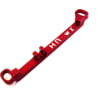 Aluminum Steering Link Long +2 Deg (Red) - Kyosho Mr-03 photo