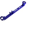 Aluminum Steering Link Long 0 Deg (Blue) - Kyosho Mr-03 photo