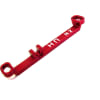 Aluminum Steering Link Short +2 Deg (Red) - Kyosho Mr-03 photo