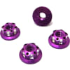 Purple Aluminum M4 Serrated Wheel Nuts photo