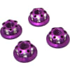 Purple Aluminum M4 Serrated Wheel Nuts photo