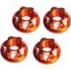 Orange Aluminum M5 Serrated Flange Wheel Nuts photo