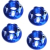 Blue Aluminum M5 Serrated Flange Wheel Nuts photo