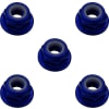 5mm Blue Flanged Lock Nut (5) photo