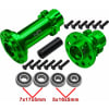 CNC Aluminum Hub Set Green: PM-MX photo