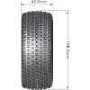 1/10 Sc-Maglev Front/Rear Soft Tires Black 12mm (2) Associated S photo