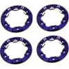 discontinued Aluminum Bead-Lock Ring (4)(Blue) - Losi Micro Craw photo