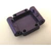 Aluminum Rear Arm Mount -2deg (Stock)(Blue) - Losi 1/36 Micro-T photo