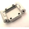 Aluminum Rear Arm Mount -1deg (Silver) - Losi 1/36 Micro-T photo