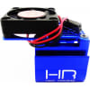 Clip-On Motor Heat Sink W/ Fan and Adjustable Mount (Blue) photo