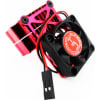 Clip-On Two-Piece Motor Heat Sink W/ Fan (Red) photo