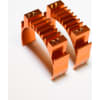 Clip-On Two-Piece Motor Heat Sink W/ Fan (Orange) photo