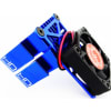 Clip-On Two-Piece Motor Heat Sink W/ Fan (Blue) photo