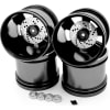 discontinued Black Aluminum 5 Spoke Wheels (4) - Losi Mini LST photo