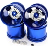 Blue Aluminum 5 Spoke Wheels (4) - Losi Mini LST photo