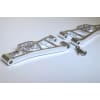 Aluminum Lower Suspension Arms (2)(Silver) - Losi Mini LST photo